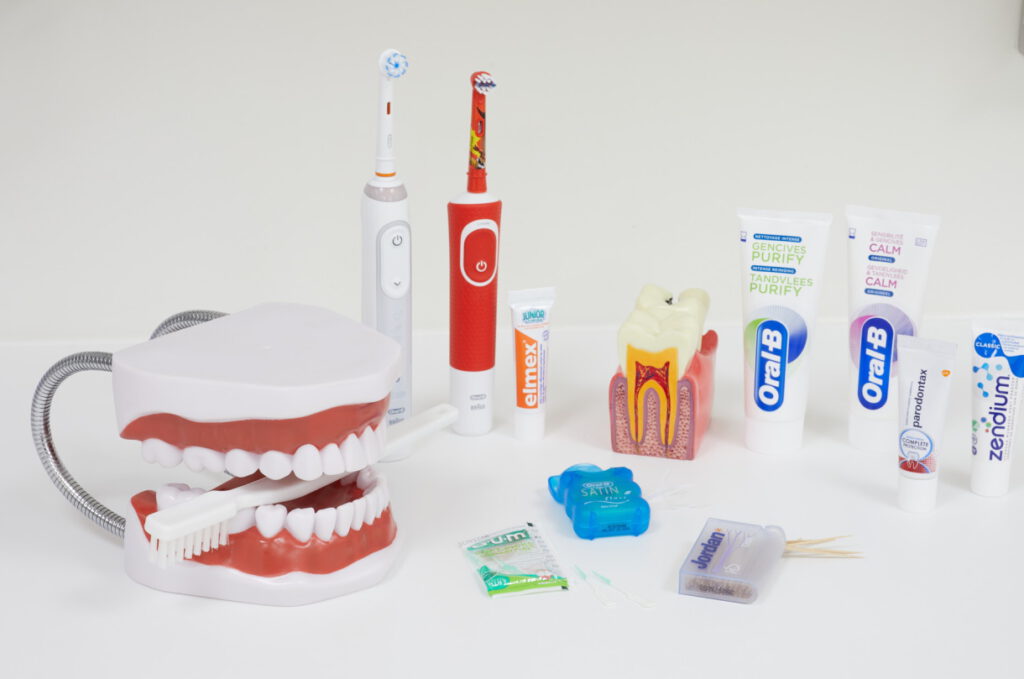 verschillende producten voor preventie rondom het gebit